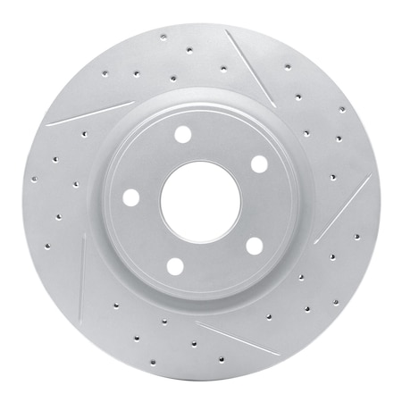 Dynamic Friction Co DFC Geoperformance Rotor - Drilled and Slotted 830-40112L