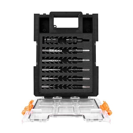 Holemaker Technology Drill & Stud Extractor Set, 12 Pieces, M5 to M26 2040EX-SET2