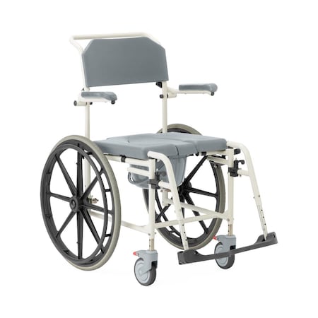 Medline Aluminum Shower Commode Wheelchair G1-503WCPX1