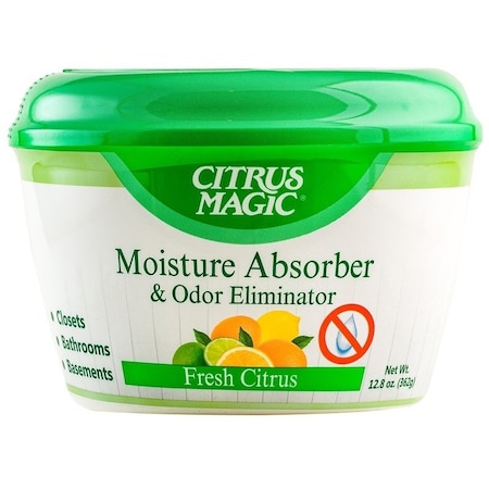 Citrus Magic 618372454 Moisture and Odor Absorber, 128 oz, Fresh Citrus 618372454/873-6PK