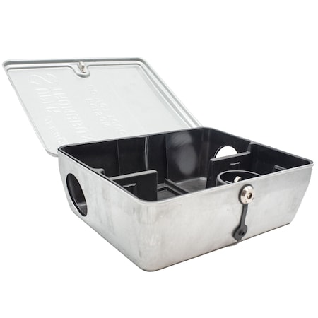 Super Strongbox Bait Station, Galvanized Steel, PK6 912