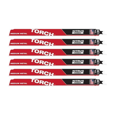 Milwaukee Tool 12 in x 10 TPI Reciprocating Saw Blade Combo Pack 48-00-6353, 48-00-6353