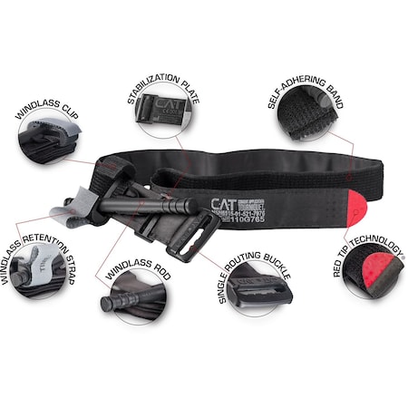 True Rescue Personal STOP THE BLEED Bleeding Control Kit, Standard with C-A-T STB3-S-CAT