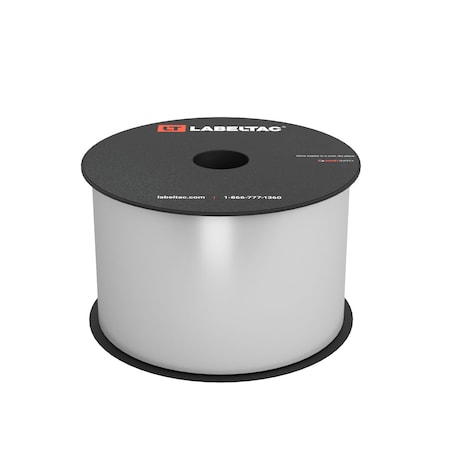 Labeltac LabelTac 4 and Pro Model High Performance 10-Year Vinyl Supply 3in x 150ft, Silver Gray LT314HP