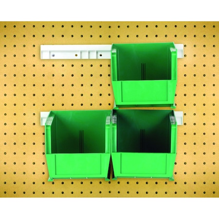 Quantum Storage Systems ULTRA HANGING SYSTEM W/RAILS AND 4 GREEN BINS HNS230GN