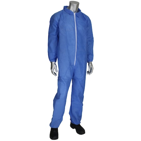 Pip SMS, Coverall with Elastic Wrist & Ankle 42 gsm, 25PK BC3852/3XL