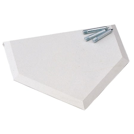 Perfectpitch E-Z Slide Home Plate, White PE206615