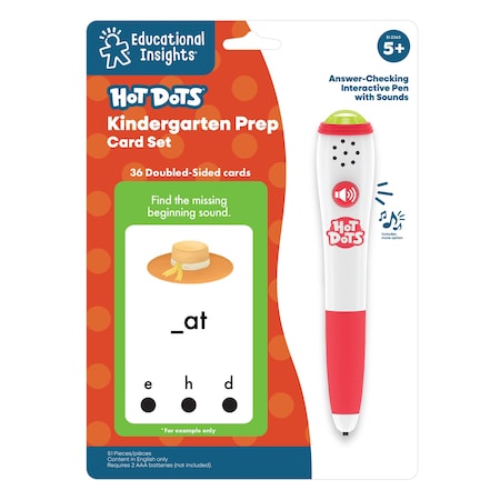 Educational Insights Hot Dots Kindergarten Prep Set 2365