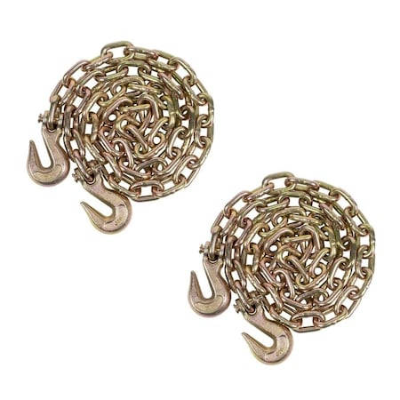 Mytee Products G70 Binder Chain Grade 70 Truck 3/8 X 20 w/grab hooks, 2PK CH3820x2