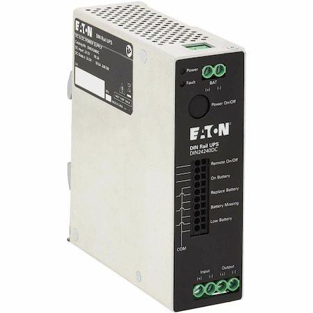 Eaton 240W 24V DC DIN Rail Industrial UPS - Hardwire Input/Output DIN24240DC