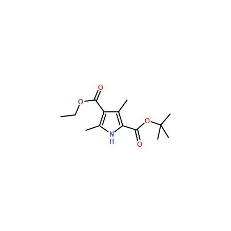 Ak Scientific 3, 5-Dimethylpyrrole-2, 4-dicarboxylic acid 2-t-butyl ester-4-ethyl ester (25g), CAS 86770-31-2 P759-25g