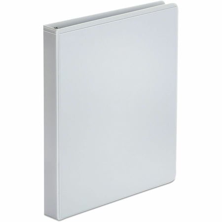 Universal Round Ring Economy Vinyl View Binder, 1" Capacity, White UNV20962***