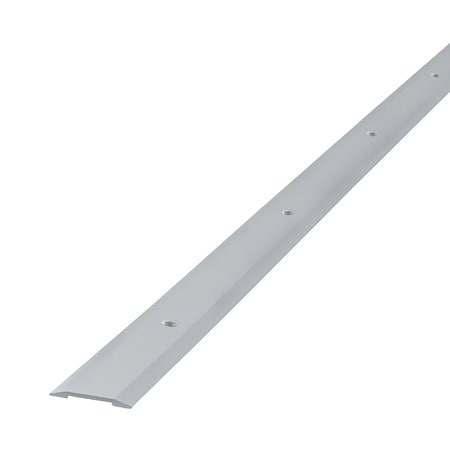 M-D Building Products 1-1/4 In. X 72 In. Polished Aluminum Seam Binder w/ Screw Nails 66225