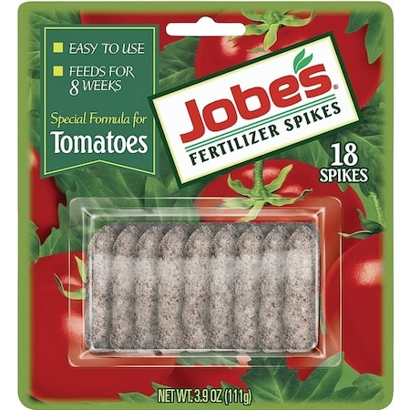 Jobes 0 Fertilizer Spike Blister Pack, Spike, GrayLight Brown, Slight Ammonia Blister Pack 6000