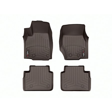 Weathertech Cocoa, Front and Rear Floorliners 4717821-4716962