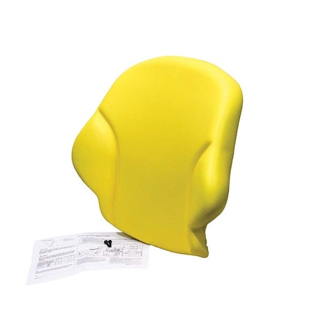 Uni Pro Backrest Cushion Fits 136 or Grammer 5X1 Seat Yellow Vinyl 8652