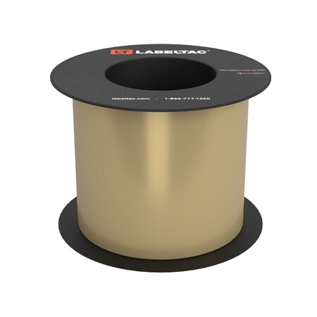 Labeltac Label Supply 4.5in x 75ft, Gold LT4513-C
