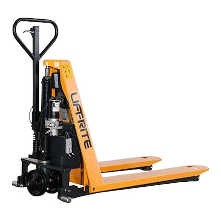 Lift-Rite High-Lift Pallet Jack, 50 in H, 12V DC EE11LY00-000