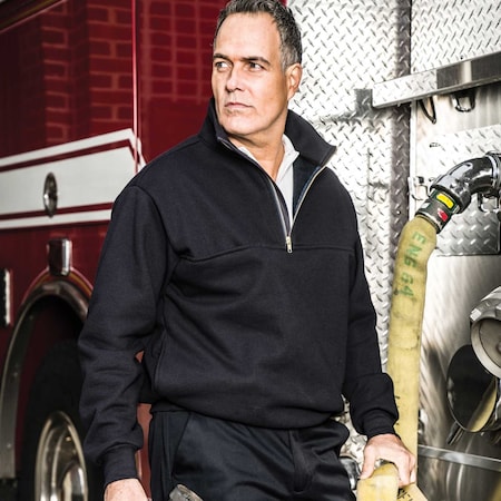 Game Workwear The OG-Turtleneck Jobshirt, Navy, Size Large 870-T