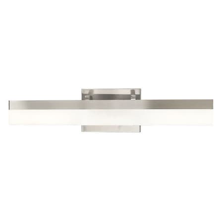 Westgate 18in PMMA VANITY LIGHT 20W 1400LM 5CCT 120V DIMMING BN, 27K/30K/35K/40K/50K, Brushed Nickel LVP-18-MCT5-BN