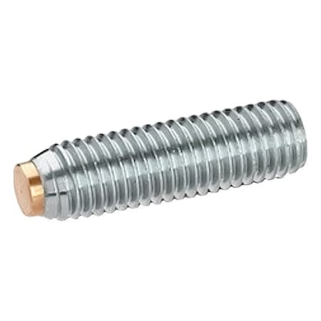 J.W. Winco GN913.5-M6-20-MS GRUB SCREW -BRASS TIP 913.5-M6-20-MS