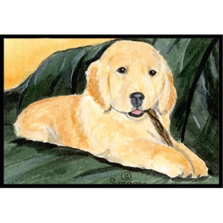 Carolines Treasures Golden Retriever Indoor Outdoor Mat - 18 x 27 in. CA79155