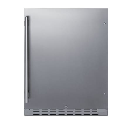 Summit 24in Built-In Outdoor Refrigerator, ADA Compliant AL55OSCSS