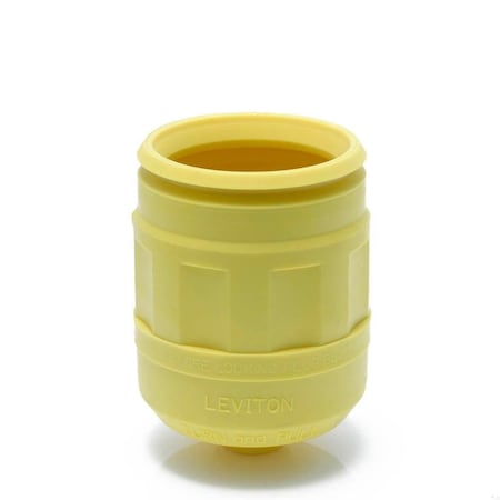 Leviton Boot Locking Plug 20A 30A 3W WR Yellow 6031-Y