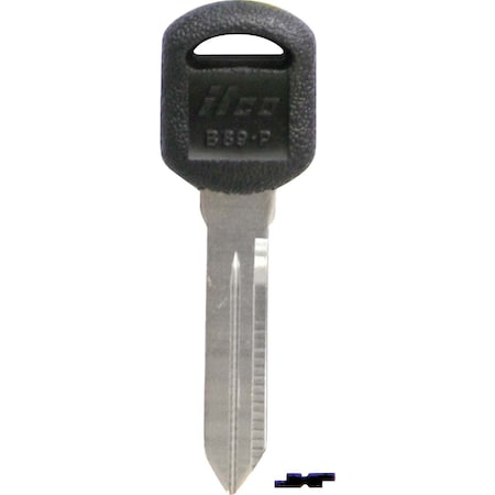 Kaba Ilco GM Nickel Plated Automotive Key, B89-P / B89P, 5PK AJ01624022