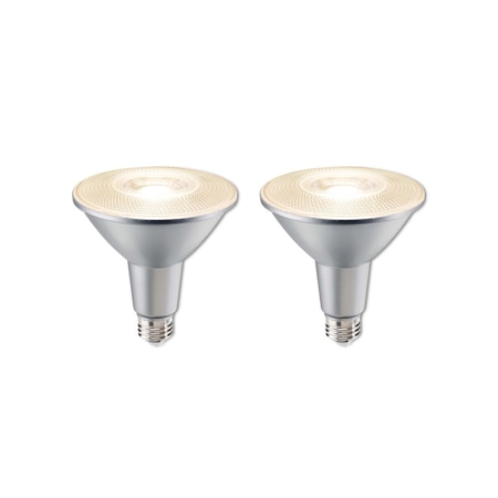 Bulbrite 120-Watt Equivalent Dimmable Flood PAR38 Medium E26 LED Light Bulb, 2700K, 2PK 861792