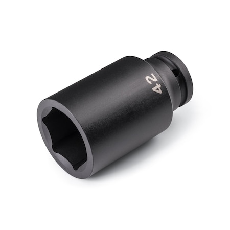 Tekton 3/4 Inch Drive x 42 mm Deep 6-Point Impact Socket SID33142