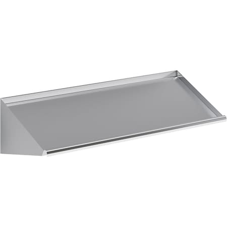 Amgood 63 in. Stainless Steel Wall Mounted Slanted Rack Shelf WS-SGR-63-Z