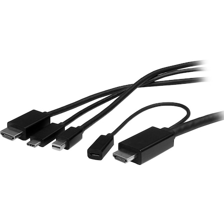 Startech.Com USB-C HDMI or mDP to HDMI Cable 6ft CMDPHD2HD