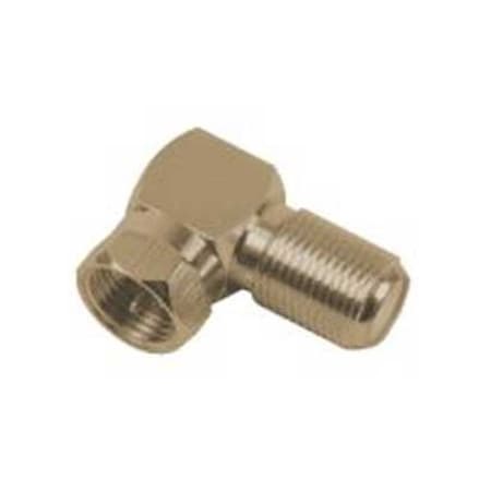 Rca C Coaxial Connector, Male x Female Connector, Right Angle Orientation, Gold VH66RRV