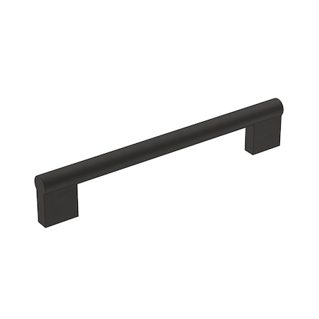 Amerock Versa 6-5/16 in 160 mm Center-to-Center Matte Black Cabinet Pull BP36914FB