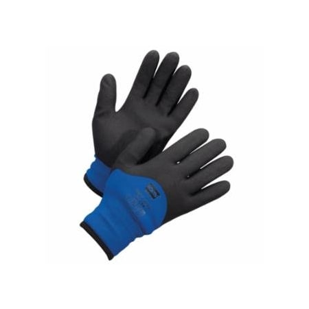 North NorthFlex, Cold Grip, Coated Gloves, Small, Black/Blue, 12PK 068-NF11HD/7S