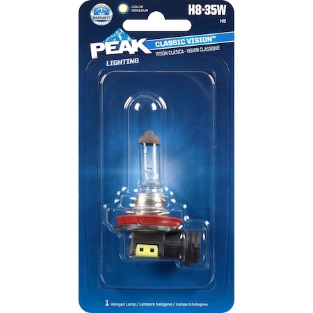 Peak Classic Vision LED Forward Lighting Miniature Automotive Bulb H8-35W H8-35W-BPP
