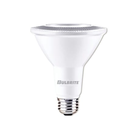 Bulbrite 75 Watt Equivalent PAR30LN Dimmable Medium Screw LED Light Bulb Cool White Light 4000K, 4PK 861735