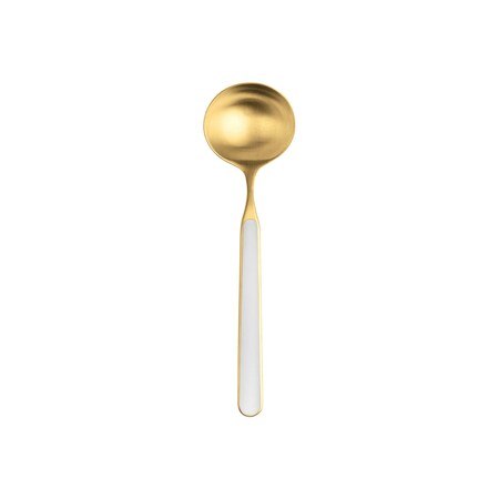 Mepra Fantasia Ice Gold Gravy Ladle - Porcelain 10W61140OI