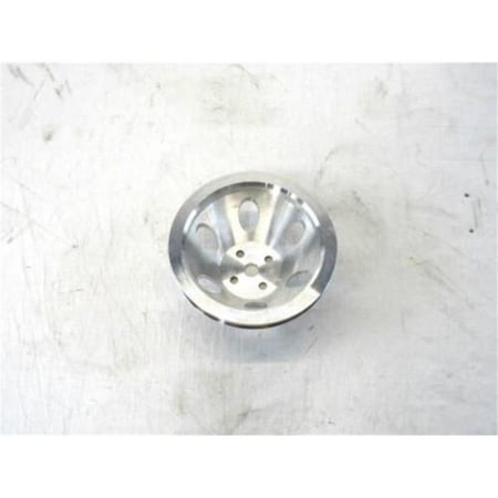 Absurdo Aluminum Short Water Pump Pulley with Single Groove for 1965-1968 BBC 396-454, Satin AB2205895