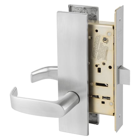 Sargent Grade 1 Passage or Closet Mortise Lock, L - Lever, LE1 - Escutcheon, Field Reversible, ASA Strike, 8215 LE1L 26D