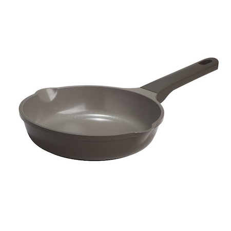 Ecolution Aria Series Fry Pan, 8 in Dia, Aluminum Pan, Charcoal Pan, Comfort-Grip, Soft Touch Handle EH11567-AS