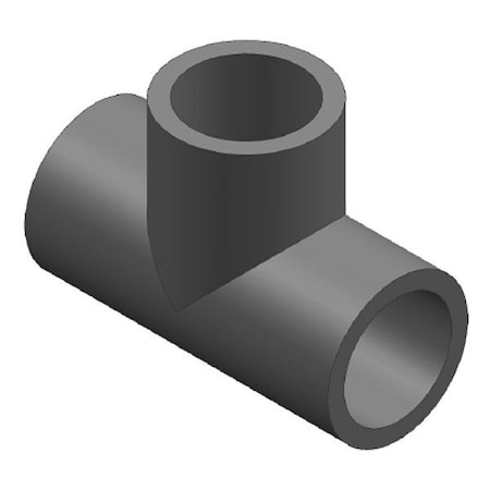Zoro Select CPVC, Tee, 6 in Socket, 6 in Socket 9801060