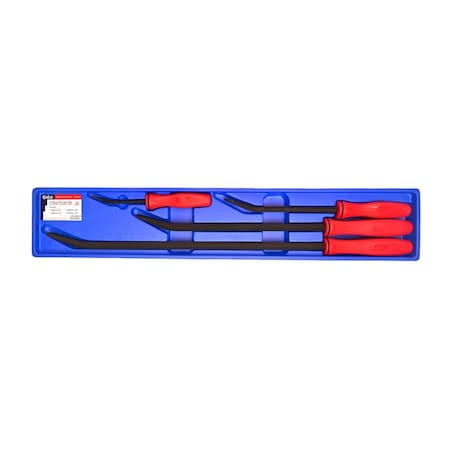 Genius Tools 4PC Pry Bar Set, 8in - 24in PB-5094