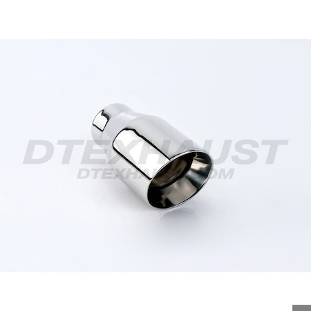 Different Trends 3.50IN ANGLE DOUBLE WALL SS EXHAUST TIP 2.25IN ID / 3.50IN OD DT-24017AC