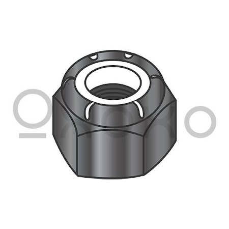 Oxoxo M8-1.25 Din 985 Metric Class 8 Nylon Insert Hex Locknut Black Oxide and Oil, 1000PK 559092