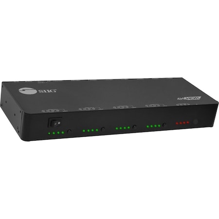 Siig HDMI MATRIX SWITCHER, 18GBPS 4K 60HZ HDR, HDCP 2.2/1.4, DEFAULT EDID OR LEARNING CE-H24W11-S1