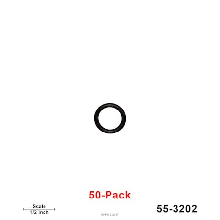 Bedford Precision Parts O-Rings, Solvent Resistant, 50-Pack Replaces Graco 25M240 55-3202