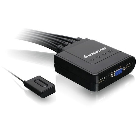 Iogear 4-Port USB Cable KVM Switch GCS24U
