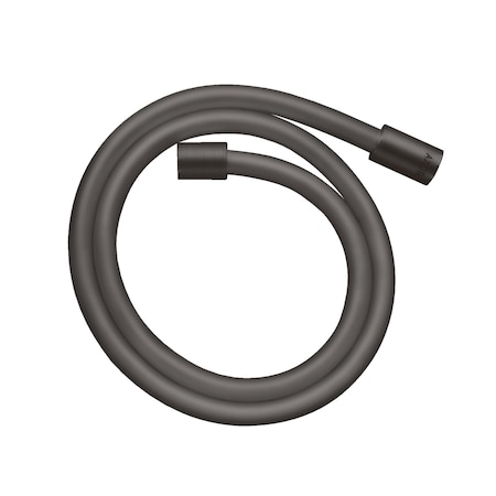 Axor ShowerSolutions Techniflex Hose with Cylindrical Nut, 63" in Brushed Black Chrome 28286340